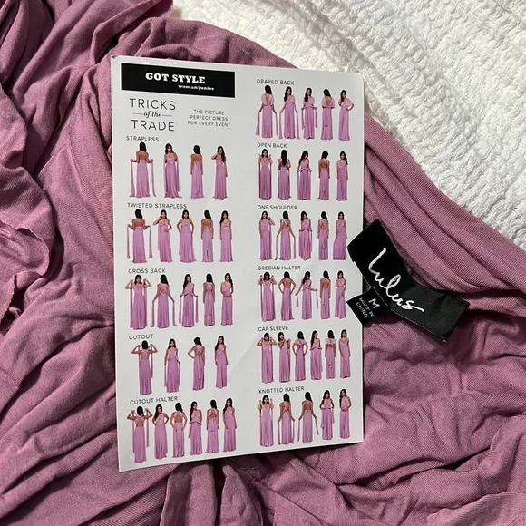 Lulus Dresses Tricks Of The Trade Mauve Maxi Dress Poshmark